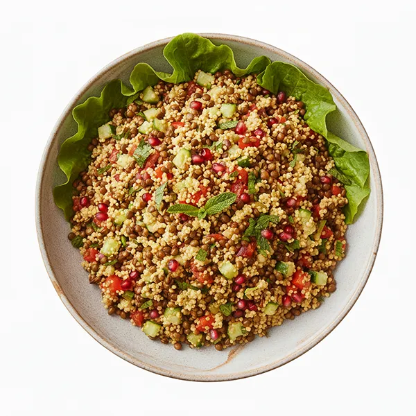 Moroccan Lentil & Couscous Salad